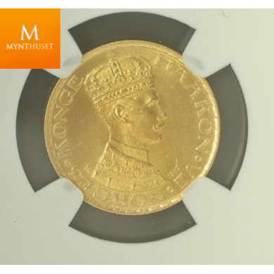 10 kroner 1910 kvalitet MS65 