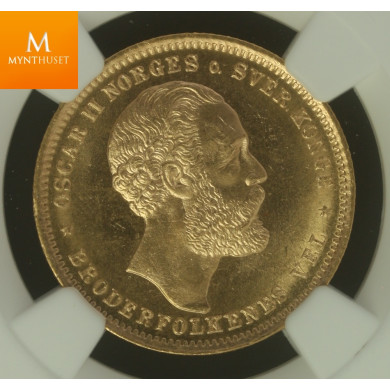 20 kroner 1902 kvalitet MS66+ 