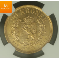 20 kroner 1902 kvalitet MS66+ 