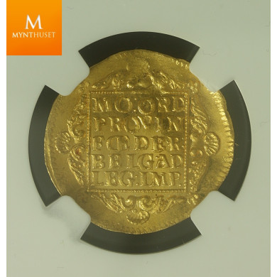 Netherland: 1729 Ducat West Friesland kvalitet MS64 