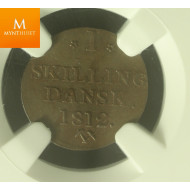 8 skilling 1825 kvalitet 1+ 