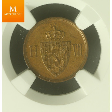 1 øre 1906 kvalitet MS64 BN 1 øre 1906 kvalitet MS64 BN
