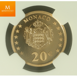 Monaco : 20 Euro 2002 Gradert PF69
