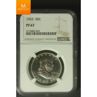 USA 50C, 25C, 10C, 5C og 1C i kvalitet Proof 