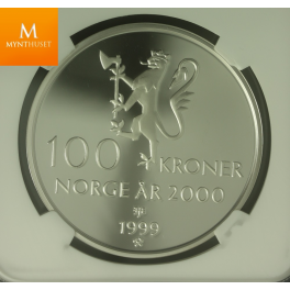 100 kroner 1999 Millenium kvalitet PF69 UCAM