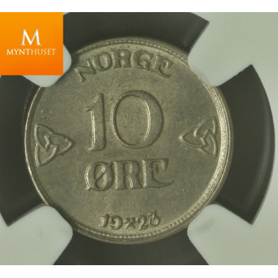 10 øre 1923 kvalitet MS64 