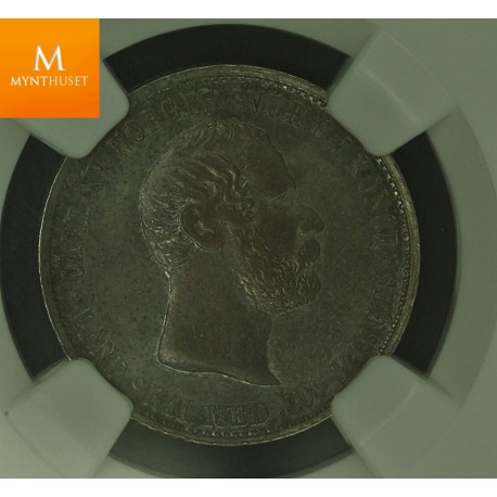 12 skilling 1862 kvalitet god 01 , AU55