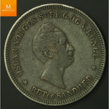 1/2 Speciedaler 1847 kv 1