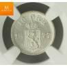 10 øre 1877 kvalitet 0/01 NGC MS62