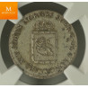 2 skilling 1825 kvalitet 0/01 , NGC MS62