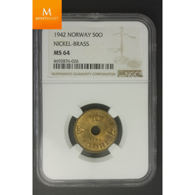 Norway: Londonsett 1942 komplett NGC gradert