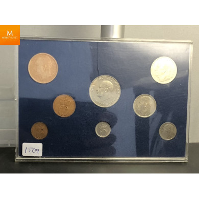 Norway: Hardplast årsett 1968 pent sett