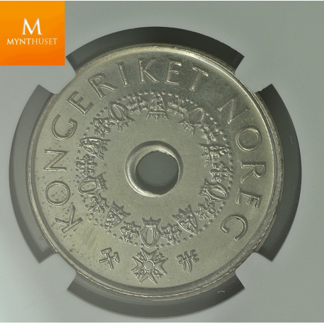 Norway: 5 kroner 1999 MINT ERROR NGC MS66