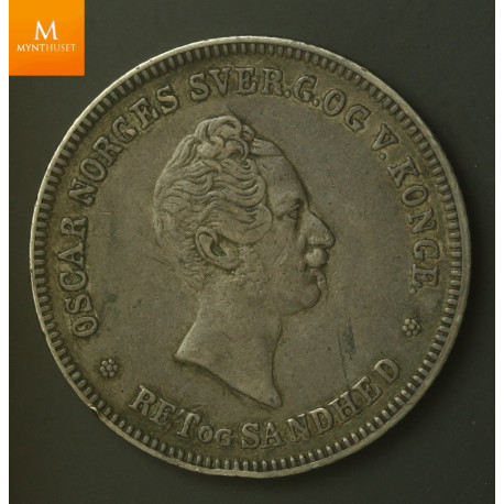 1/2 Spceciedaler 1849 kvalitet 1+