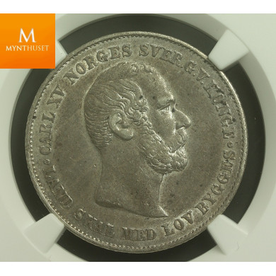 1/2 Speciedaler 1862 kvalitet pen 1+++