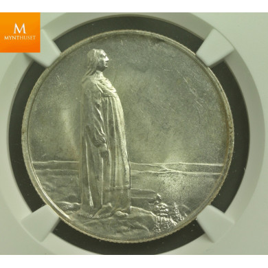 2 kroner Mor Norge kvalitet 0 , NGC MS64