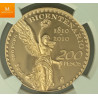 2010MO Mexico Gold 200 Pesos Bicentennial NGC PF70