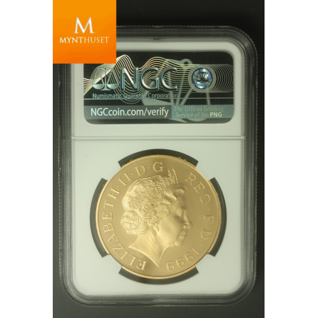 1999 G.Britain Gold 5 Pound Millenium NGC PF70 Ultra Cameo