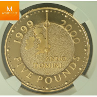 1999 G.Britain Gold 5 Pound Millenium NGC PF70 Ultra Cameo