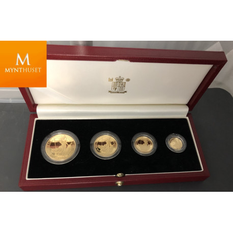 UK: Britannia gold proof set 1,85 oz gull