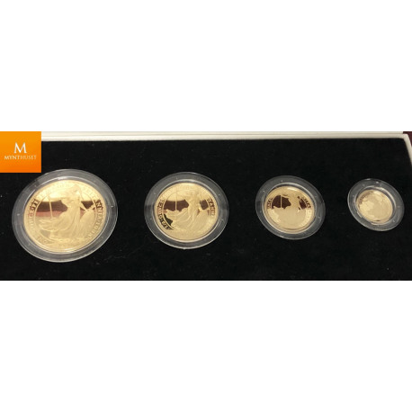 UK: Britannia gold proof set 1,85 oz gull