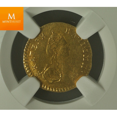 Russia 1/2 Rouble 1777 NGC MS63