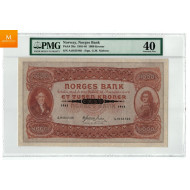 1000 kroner 1945 PMG XF45