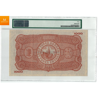 1000 kroner 1945 PMG XF45