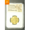 BYZANTINE EMPIRE 976-1025AD Jesus Christ CONSTANTINE VIII BASIL II NGC  VF 5x2