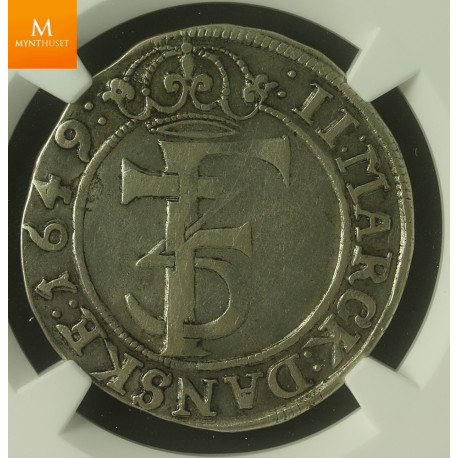 2 mark 1649 NGC VF25, kvalitet 1