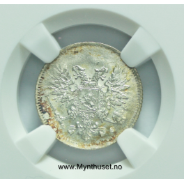 25 P 1917 WAR ISSUE MS 66