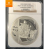 100 Roubles 2005 RUSSIA VICTORY Locomotive 1941-1945 1KG SILVER NGC PF69 Ultra Cameo