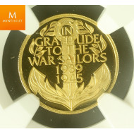 Gibraltar/ UK Gold 10 Pound 2015 Battle of the Atlantic NGC PF69