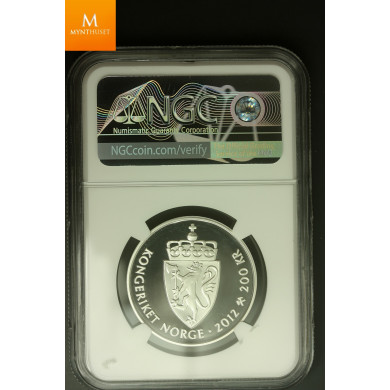 Norway silver 200 kroner 2012 NGC PF70 UCAM