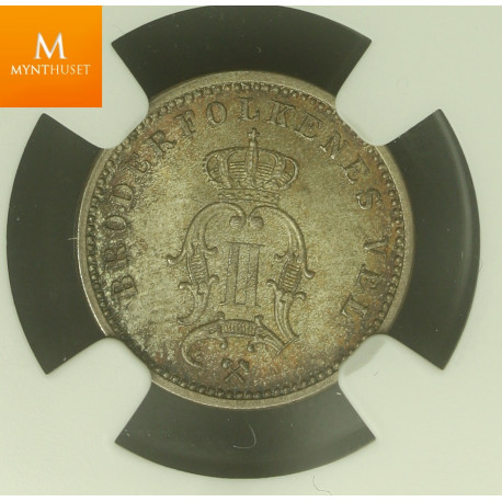 10 øre 1883 kvalitet 0 , NGC MS66