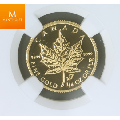 Canada 10 Dollar 2004 Maple Leaf M7 1/4 oz Gold