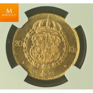 Sweden 20 kronor 1925 NGC MS63
