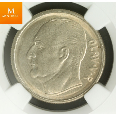 1 krone 1968 kvalitet 0 , NGC MS65