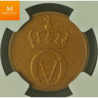 Norway: 2 øre 1968 kvalitet 0 , NGC MS64 BN