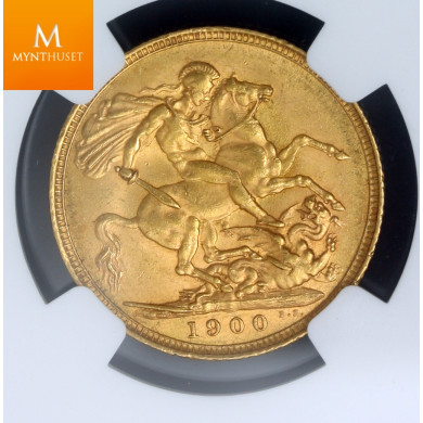 UK Sovereign 1900 NGC MS62