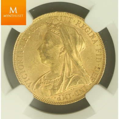 UK Sovereign 1900 NGC MS62