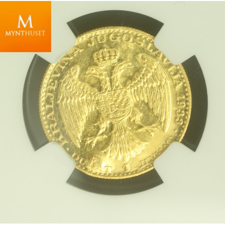 Yugoslavia Dukat 1933 NGC MS62