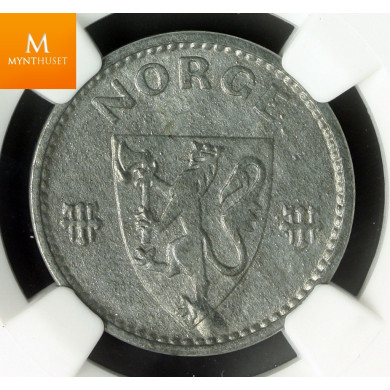 Norway 50 øre 1944 Z NGC MS64, kvalitet 0