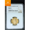 Sweden 20 kronor 1876 ST NGC MS63 RARE