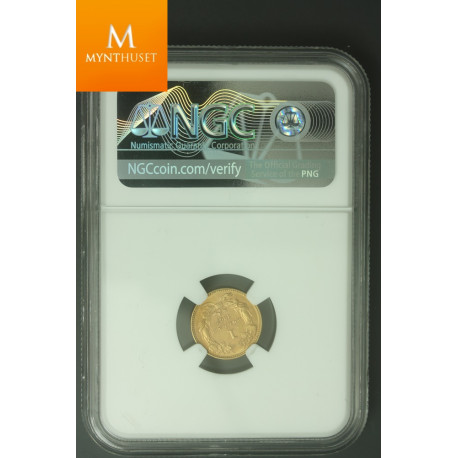 USA 1 dollar 1867 NGC MS61 LOW mintage