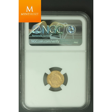 USA 1 dollar 1867 NGC MS61 LOW mintage