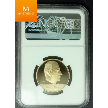 Norway 1999 20 kroner Viking NGC PF69