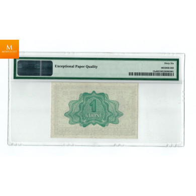 1 krone 1941 A kvalitet 0  PMG MS66 EPQ