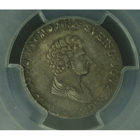 24 skilling 1827/3 Kvalitet pen 0/01, PCGS MS63