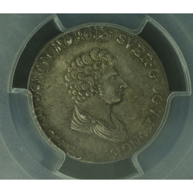 24 skilling 1827/3 Kvalitet pen 0/01, PCGS MS63